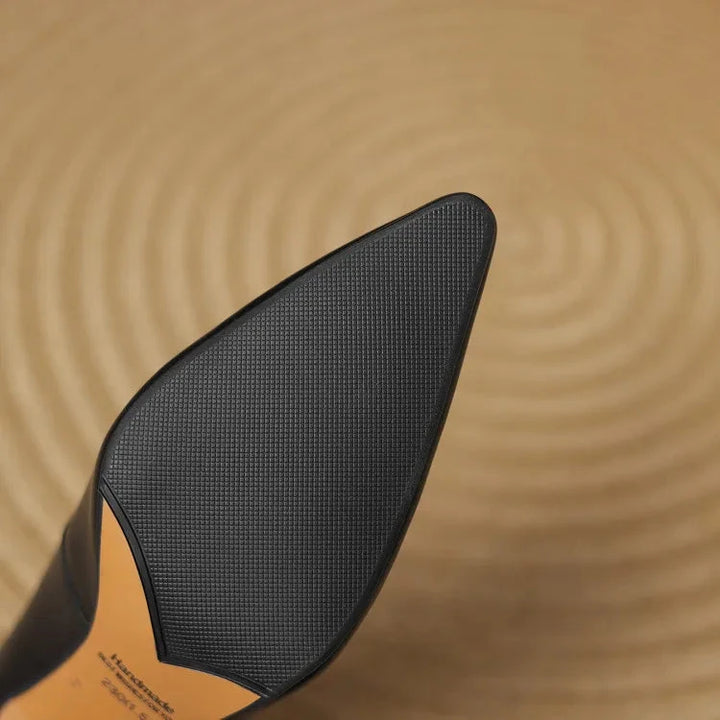 Samara Genuine Leather Heels  Liora Lane Boutique