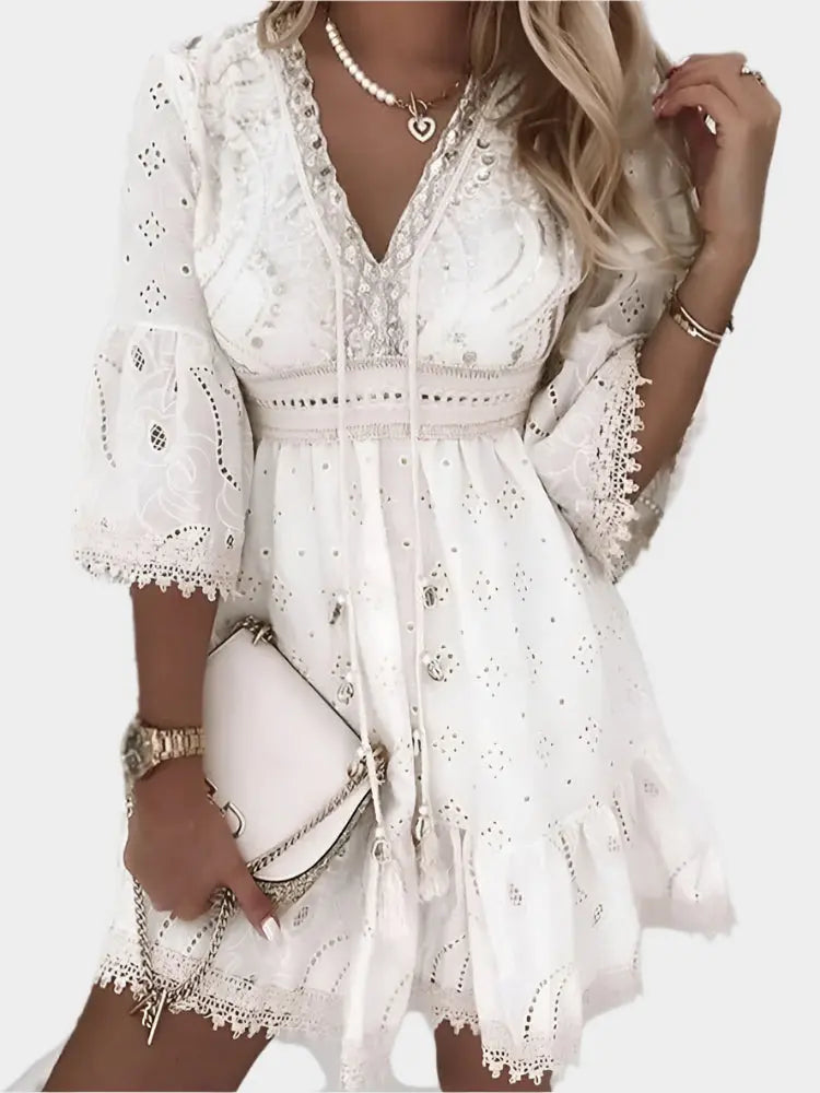Boho Summer Short Dress Jasmine's Boutique Australia