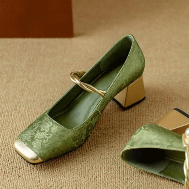 Elana Block Heels  Liora Lane Boutique