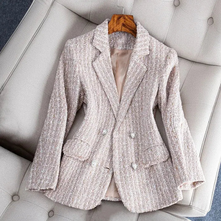 Rosette Tweed Double-Breasted Blazer Jasmine's Boutique Australia