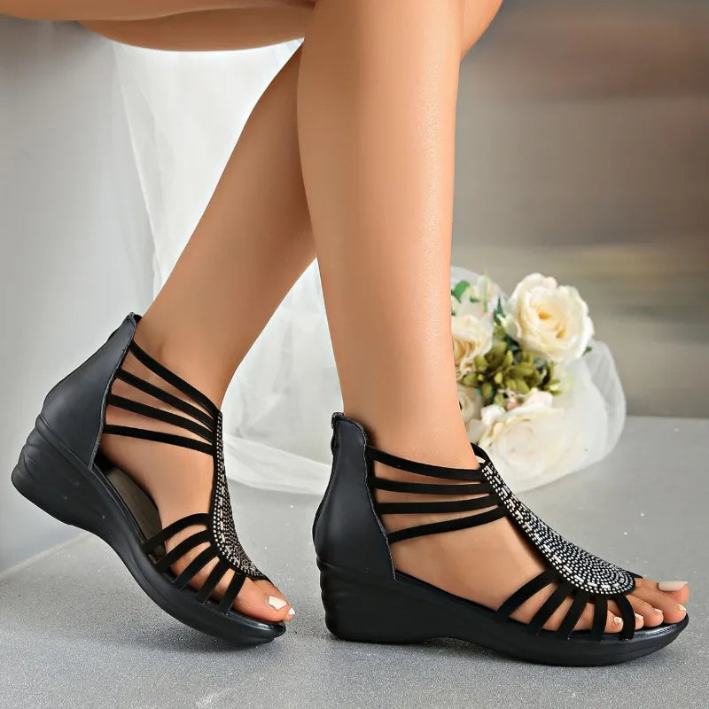 Barona Wedge Heels  Liora Lane Boutique