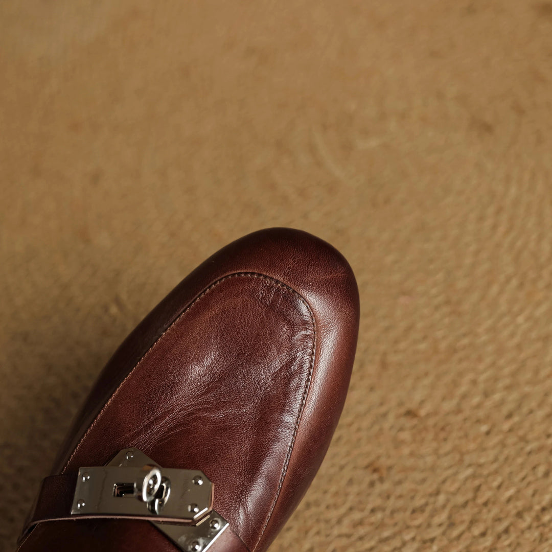 Carla Genuine Leather Mules  Liora Lane Boutique