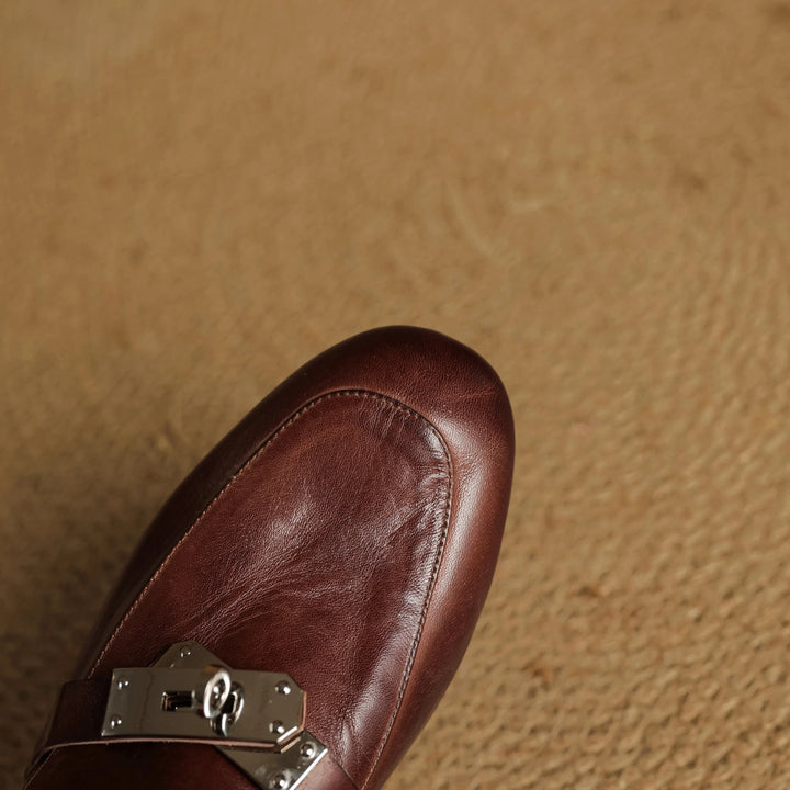 Carla Genuine Leather Mules  Liora Lane Boutique