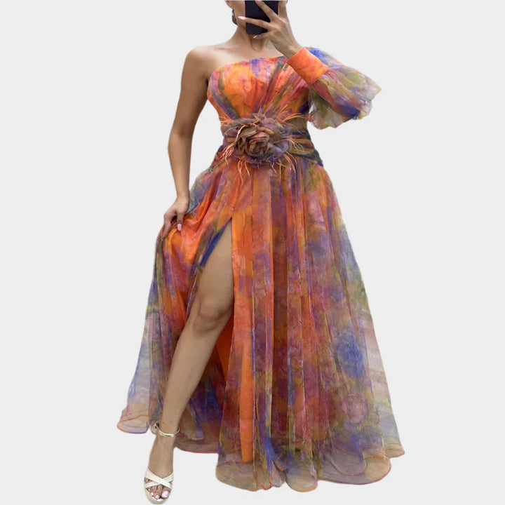 Sexy Mini Dress with Irregular Pattern and Backless Design Jasmine's Boutique Australia