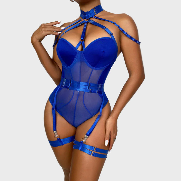 Noctura Bondage Harness Bodysuit Jasmine's Boutique Australia