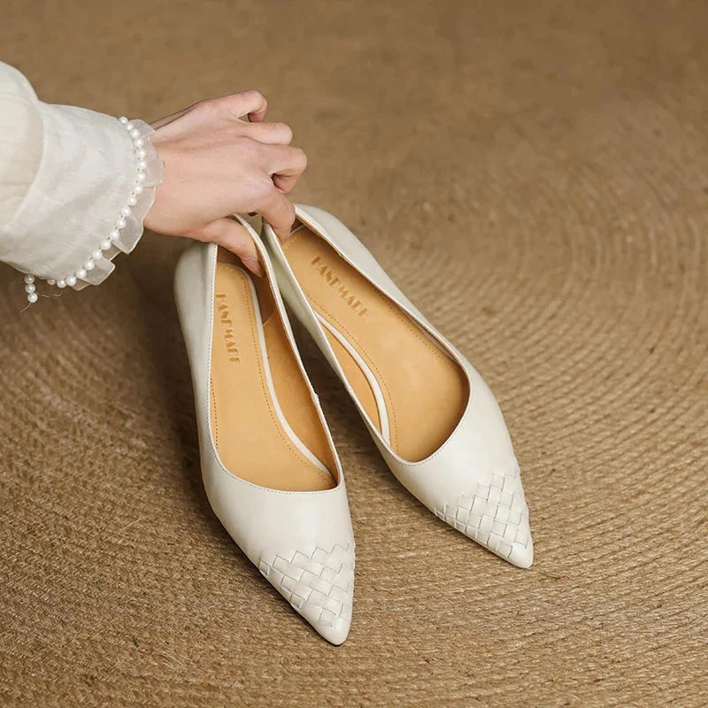 Zelith Genuine Leather Pumps  Liora Lane Boutique