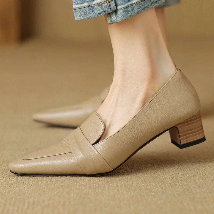 Naira Genuine Leather Pumps  Liora Lane Boutique