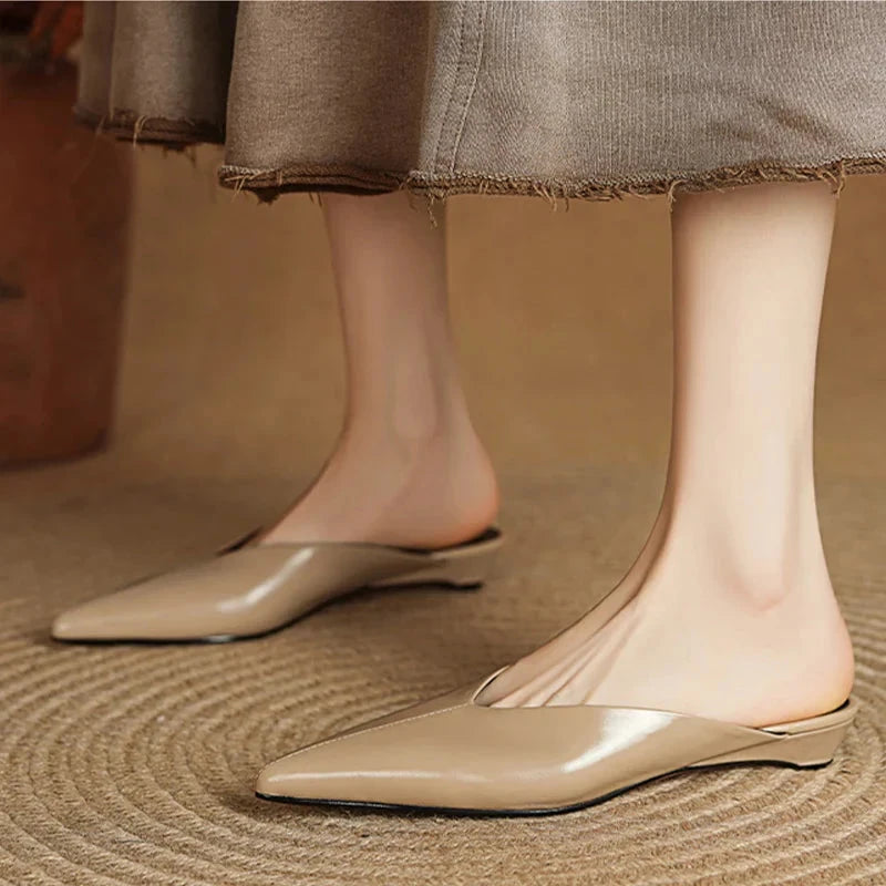 Eneva Leather Mules  Liora Lane Boutique