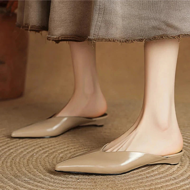 Eneva Leather Mules  Liora Lane Boutique