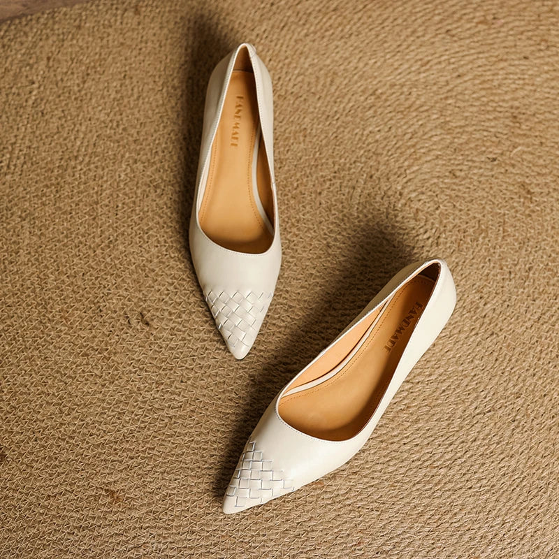 Zelith Genuine Leather Pumps  Liora Lane Boutique