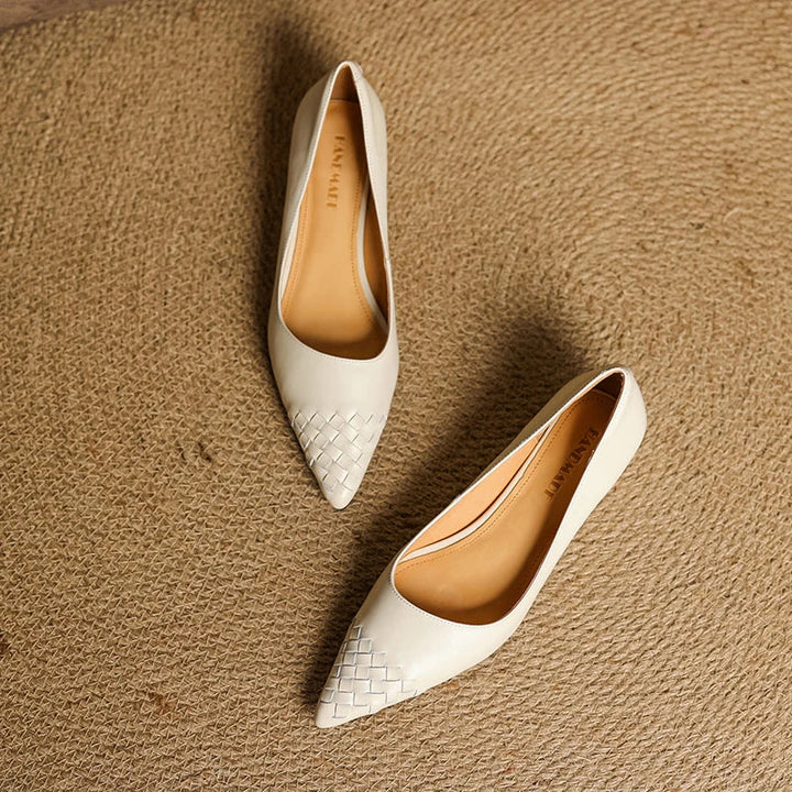Zelith Genuine Leather Pumps  Liora Lane Boutique