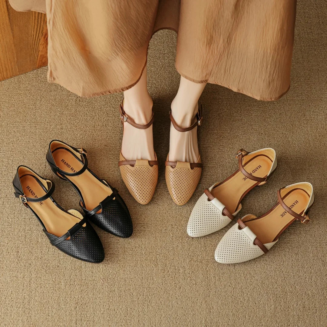 Celal Genuine Leather Heels  Liora Lane Boutique