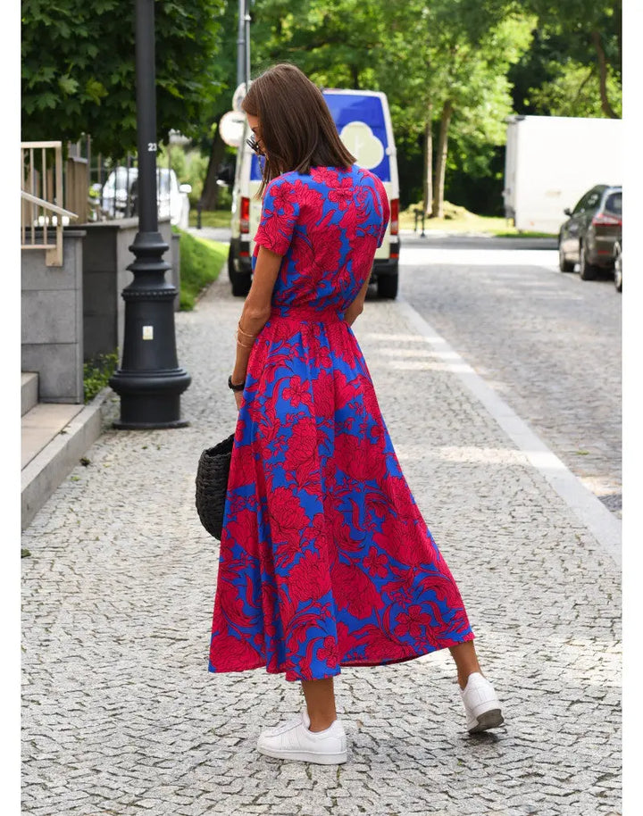 Vibrant Garden Wrap Maxi Dress Jasmine's Boutique Australia