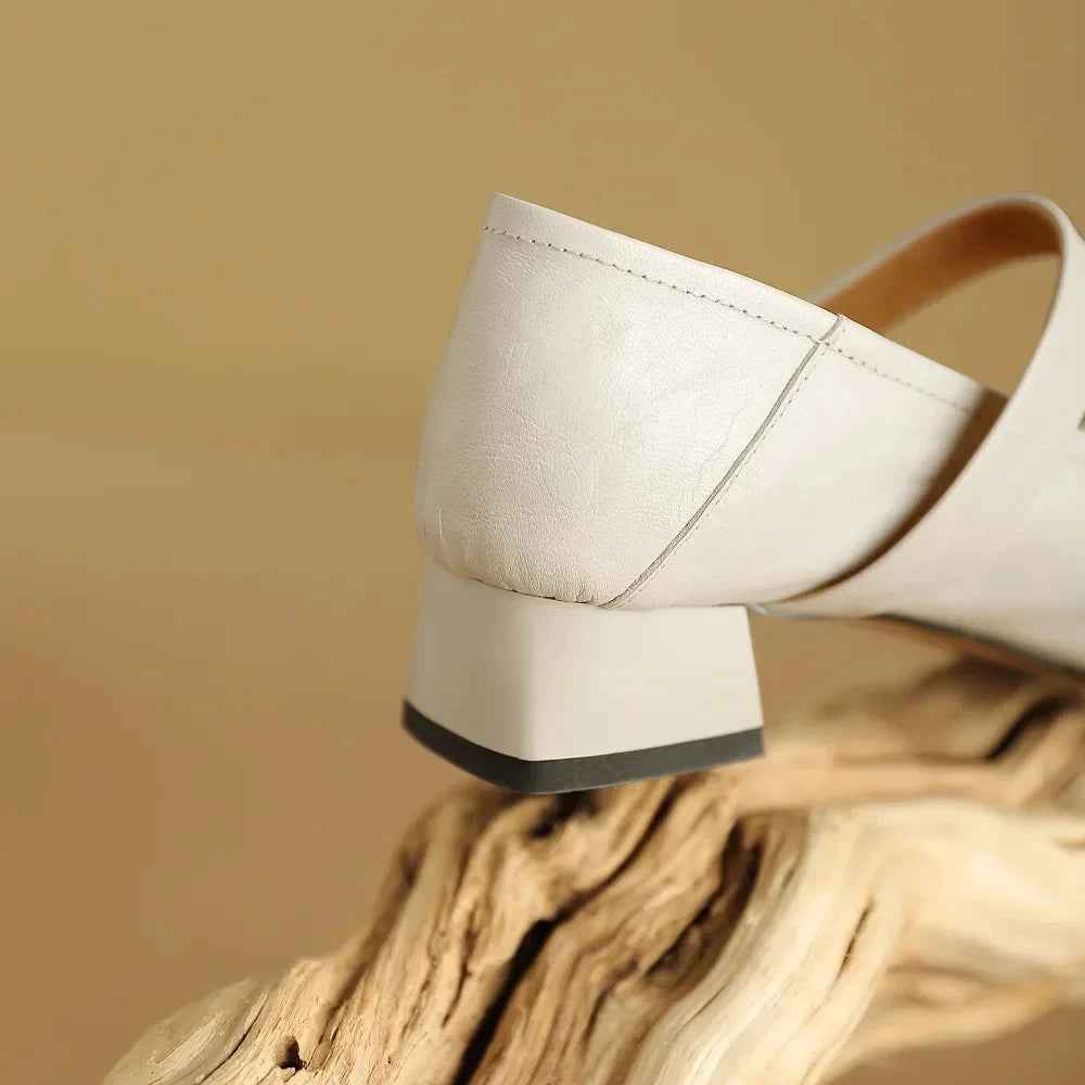 Merlot Genuine Leather Heels  Liora Lane Boutique