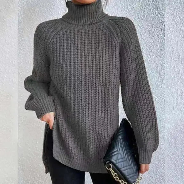 Cozy Waffle Turtleneck Sweater Jasmine's Boutique Australia