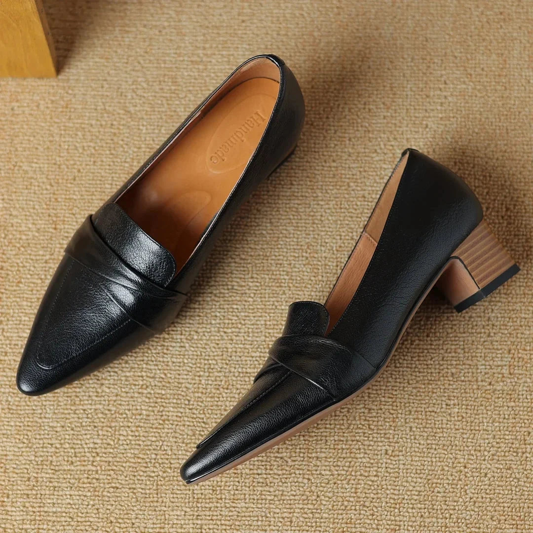 Naira Genuine Leather Pumps  Liora Lane Boutique