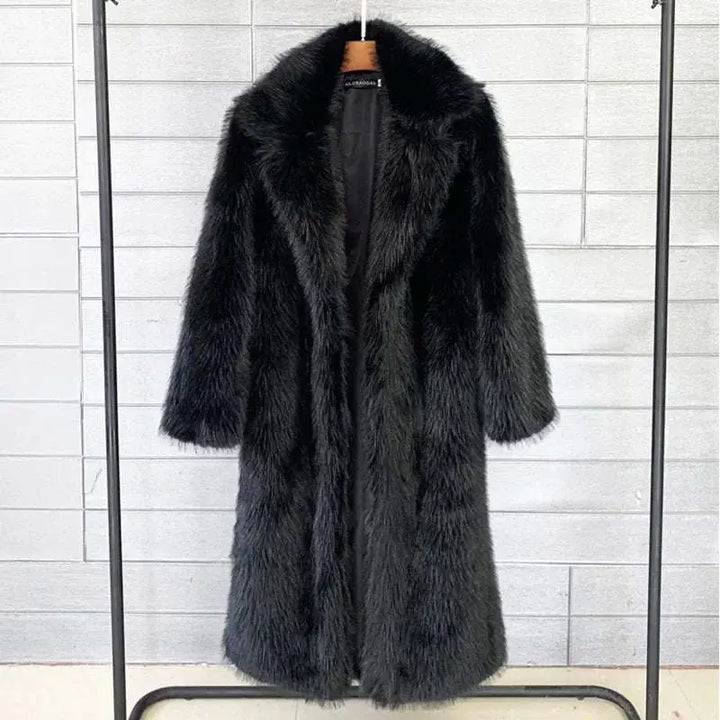 Arctic Elegance Long Faux Fur Coat Jasmine's Boutique Australia