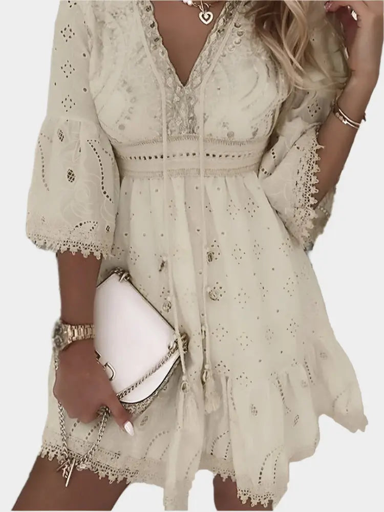 Boho Summer Short Dress Jasmine's Boutique Australia