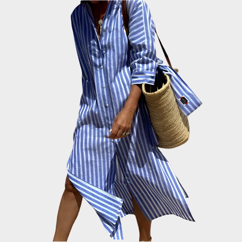 Striped Midi Dress Jasmine's Boutique Australia