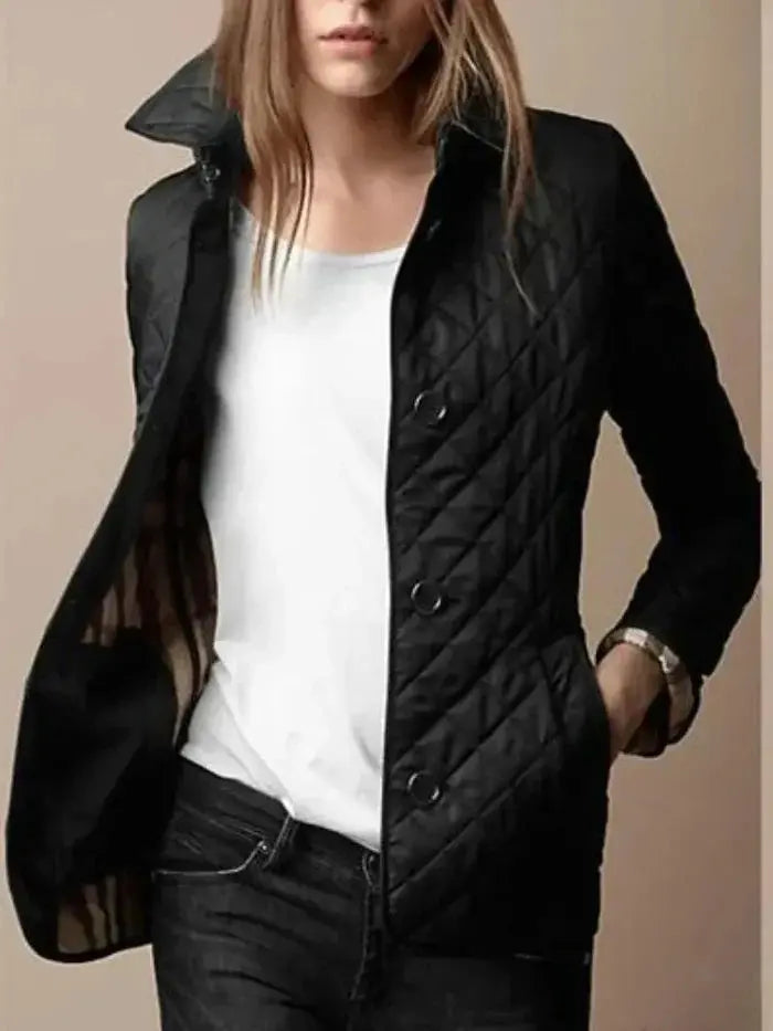 Ivory Luxe Quilted Jacket Jasmine's Boutique Australia