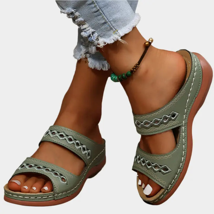 Azure Comfort Cutout Sandals Jasmine's Boutique Australia
