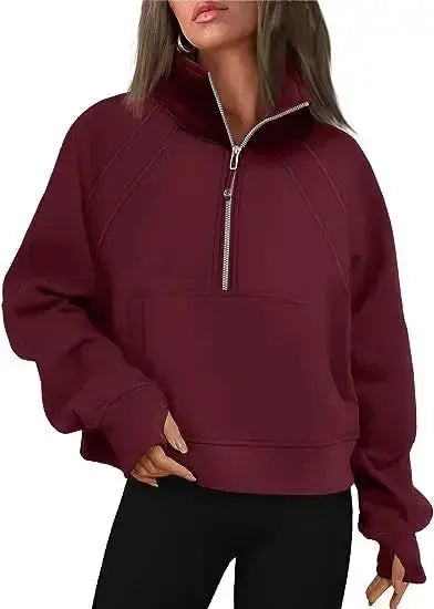 Half-Zip Fleece Pullover Jasmine's Boutique Australia