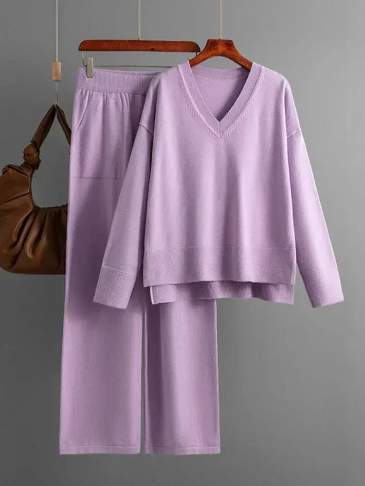 Sunset Lounge Knit Set Jasmine's Boutique Australia