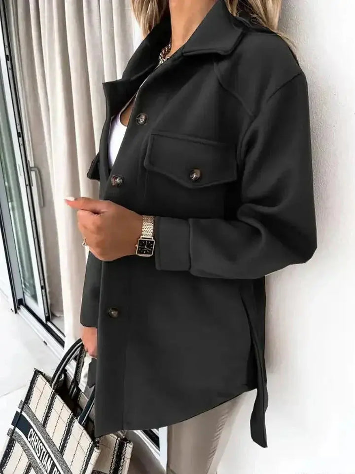 Midnight Chic Overshirt Jacket Jasmine's Boutique Australia
