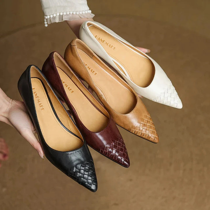 Zelith Genuine Leather Pumps  Liora Lane Boutique