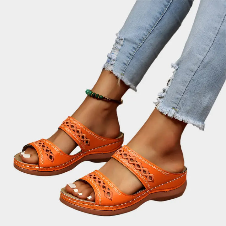 Azure Comfort Cutout Sandals Jasmine's Boutique Australia