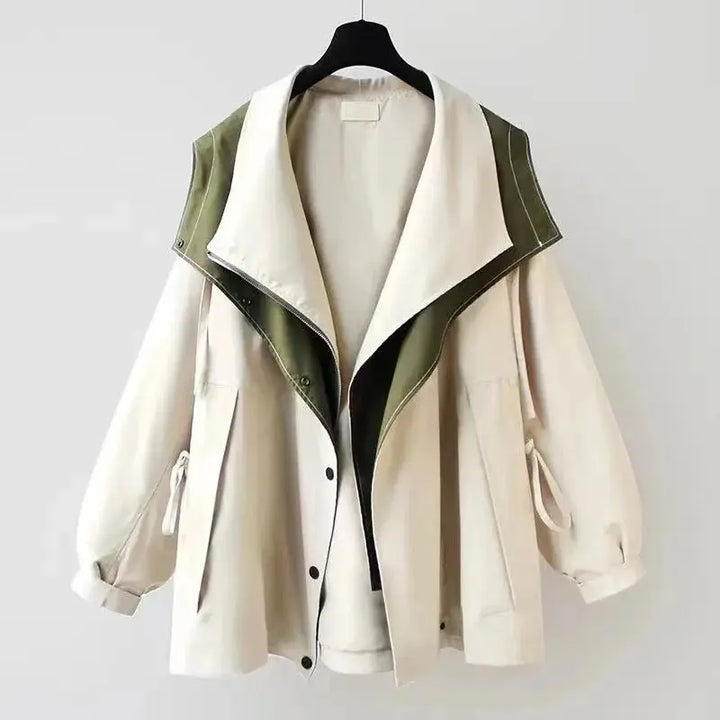 Contrast Panel Zip-Up Jacket Jasmine's Boutique Australia