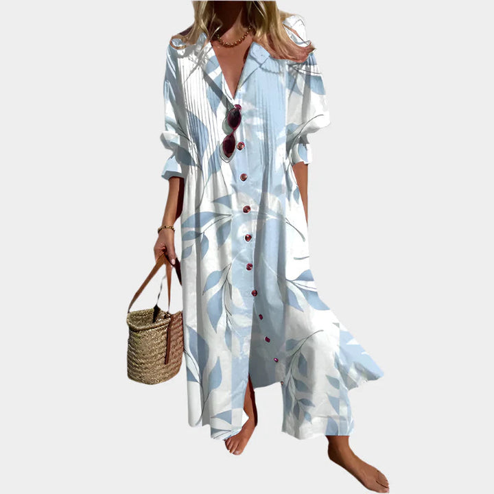 Airy Boho Dress with Puff Sleeves Jasmine's Boutique Australia