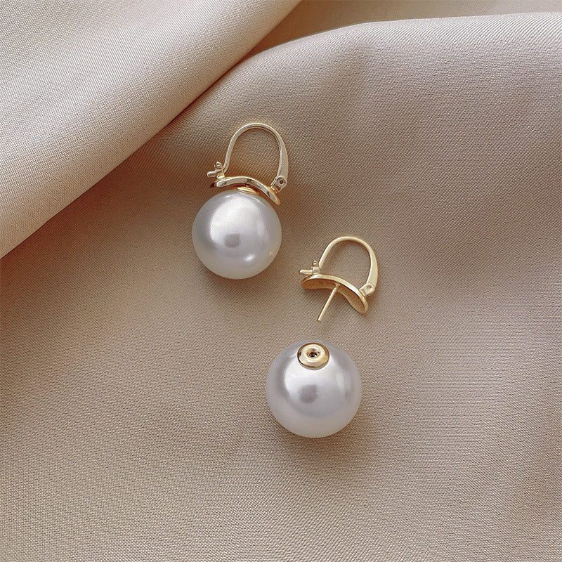 Thick Pearl Earrings in Gold Jasmine's Boutique Australia