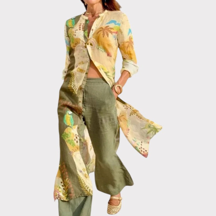 Rio Breeze Linen Set Jasmine's Boutique Australia