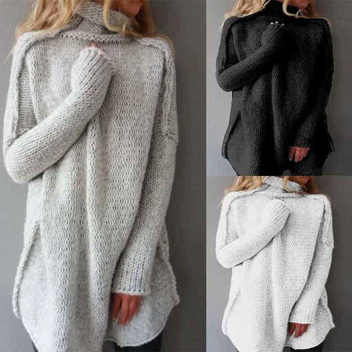 Silver Mist Oversized Knit Sweater Jasmine's Boutique Australia
