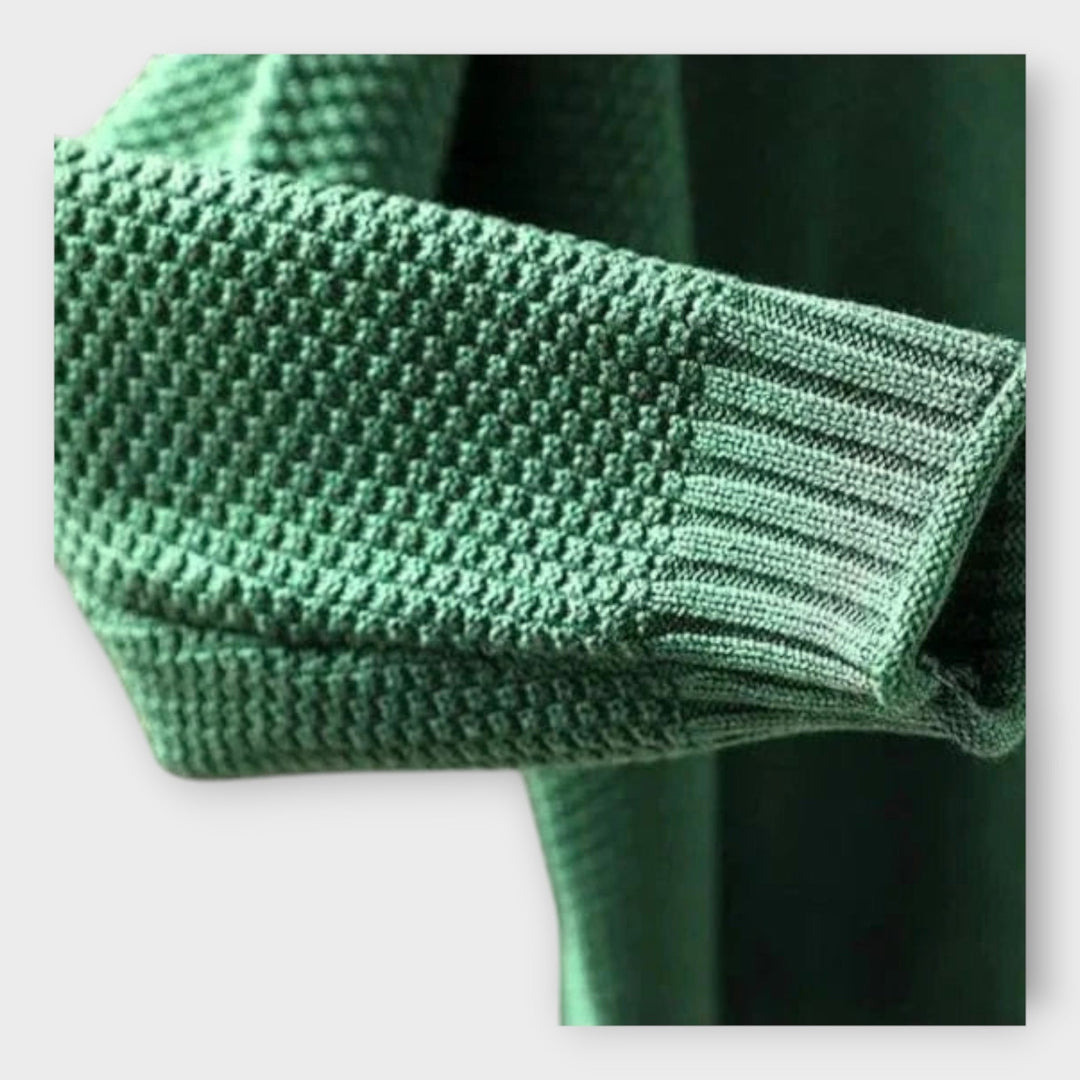 Knit Sweater with High Collar Liora Lane Boutique