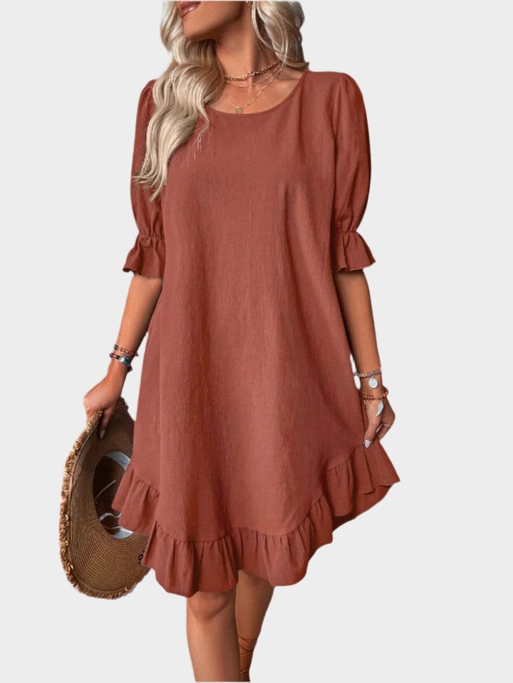 Retro Midi Dress with Comfortable Sleeves Jasmine's Boutique Australia