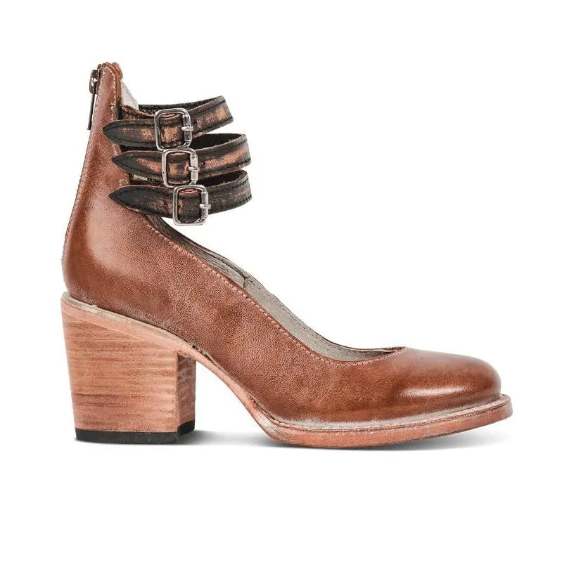 Verona Vintage Double-Strap Heels Jasmine's Boutique Australia