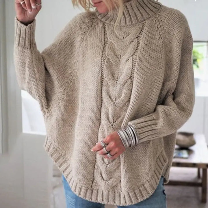 Cozy Cable Knit Turtleneck Sweater Jasmine's Boutique Australia