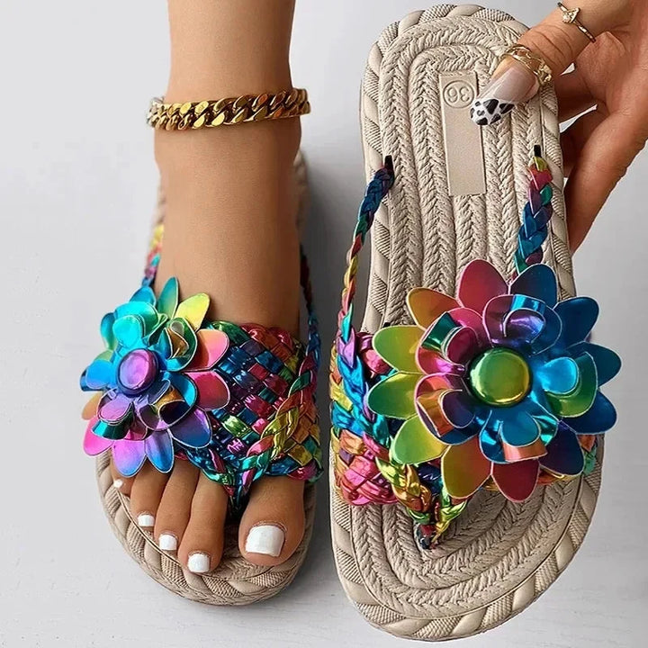 Floria Flip Flops  Liora Lane Boutique  Multi / 12.5 29.99