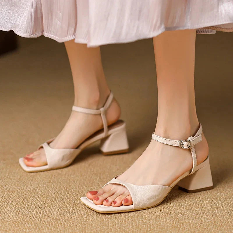 Ruby Genuine Leather Sandals  Liora Lane Boutique