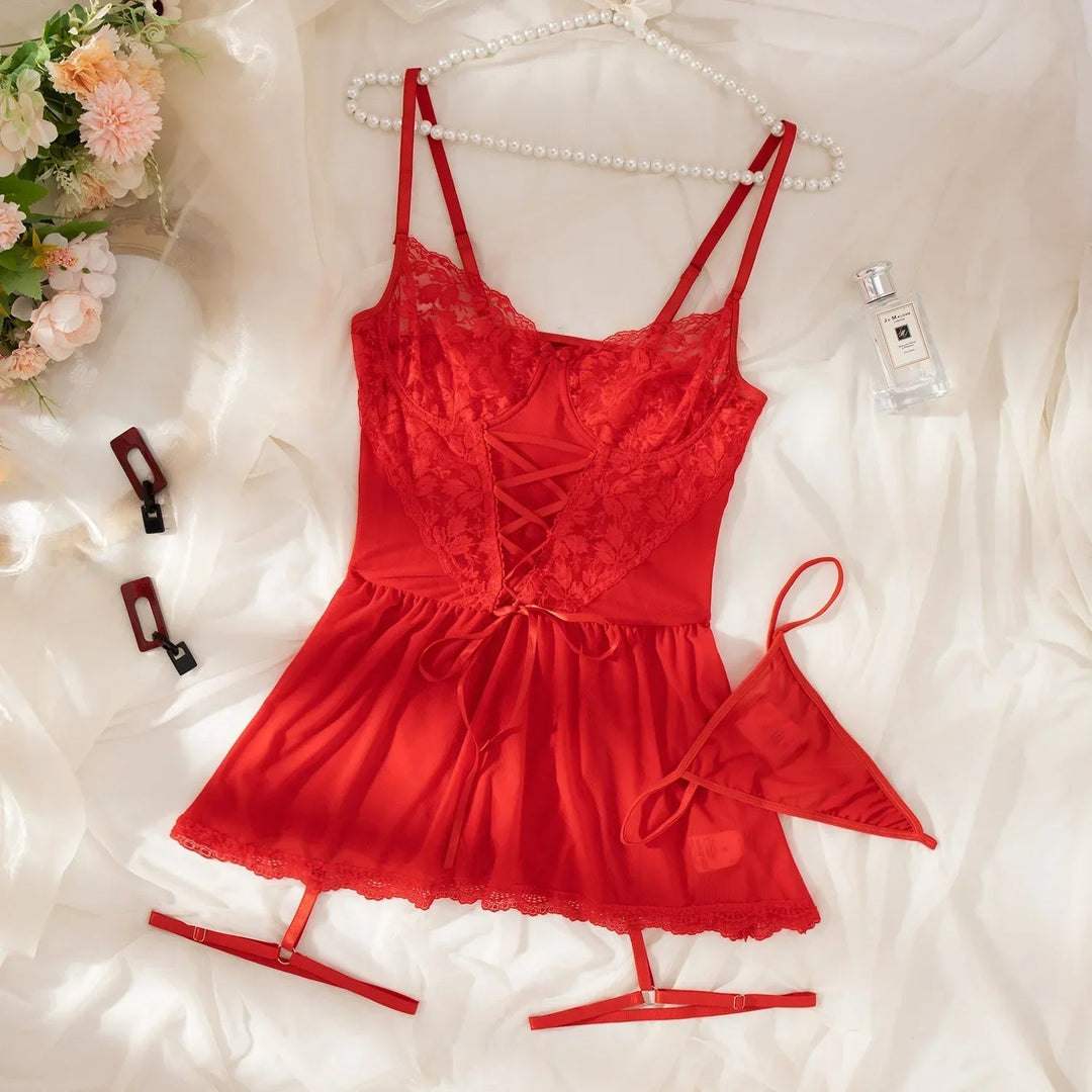 Midnight Lace Babydoll Jasmine's Boutique Australia