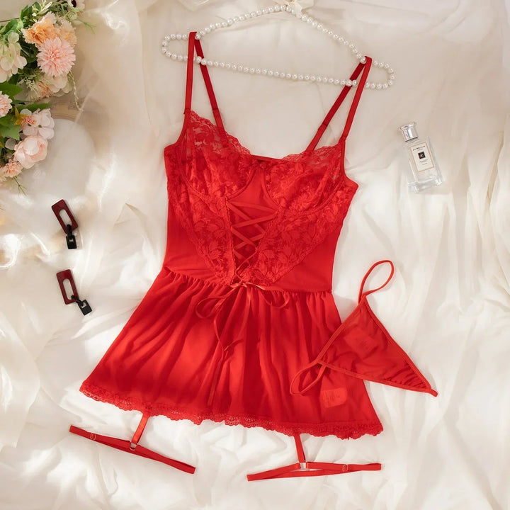 Midnight Lace Babydoll Jasmine's Boutique Australia