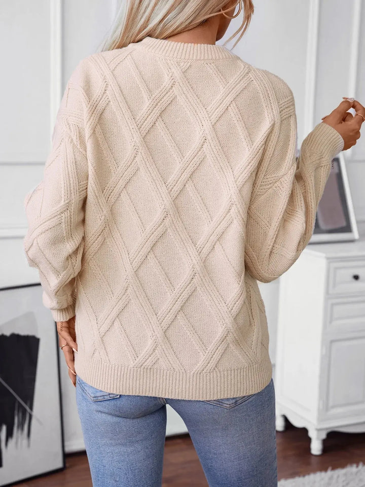 Classic Diamond Knit Sweater Jasmine's Boutique Australia