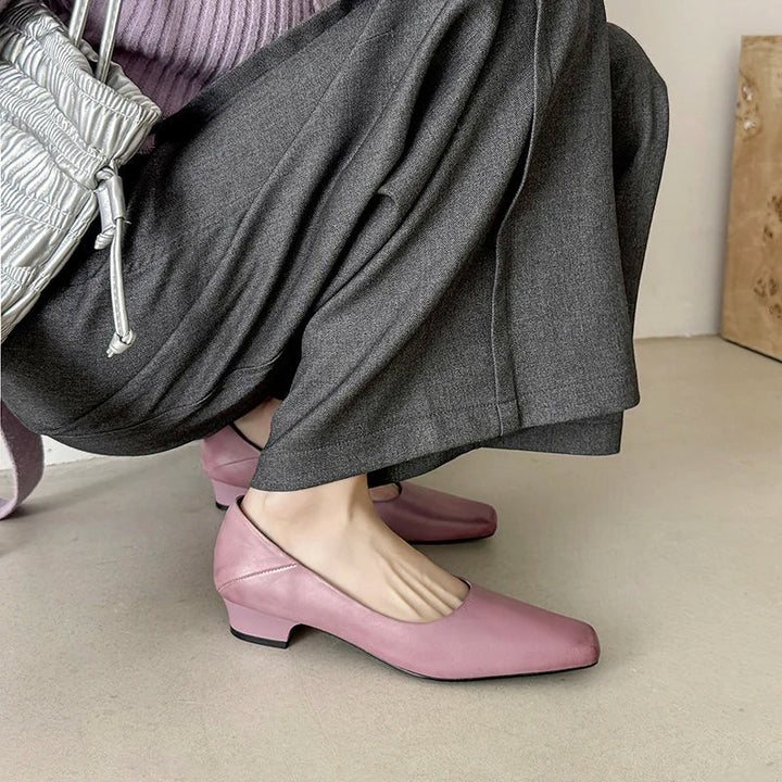 Nicole Genuine Leather Pumps  Liora Lane Boutique