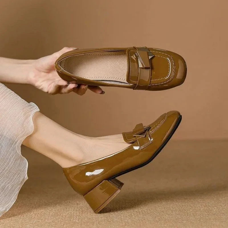 Samara Block Heels  Liora Lane Boutique  Brown / 9.5 99.99