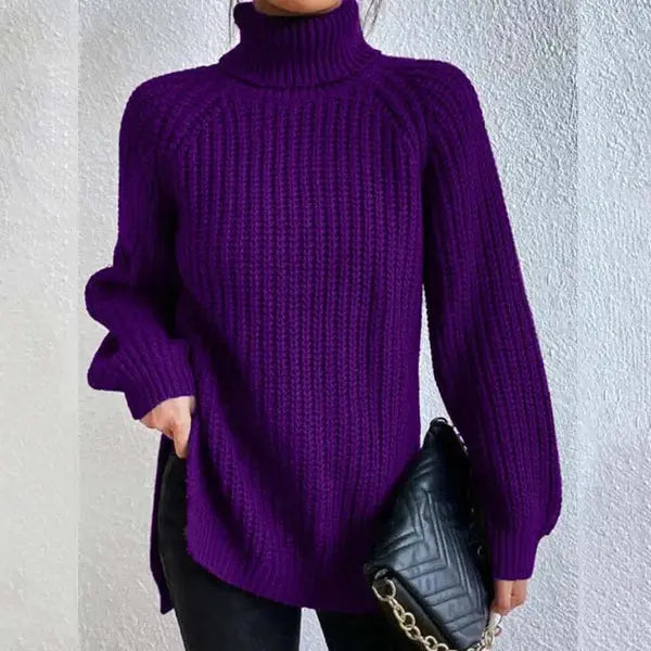 Cozy Waffle Turtleneck Sweater Jasmine's Boutique Australia