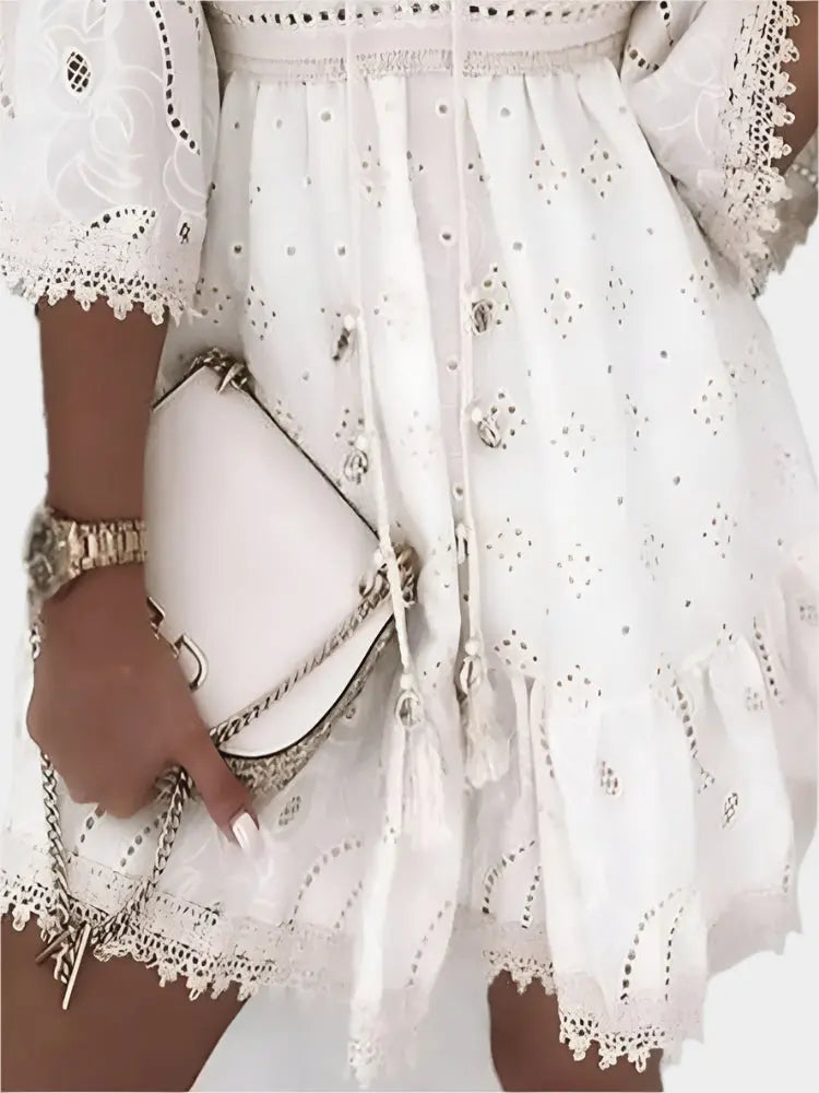 Boho Summer Short Dress Jasmine's Boutique Australia