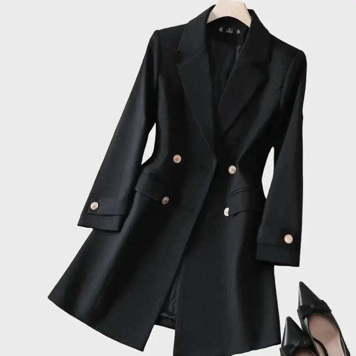 Classic Double-Breasted Wool Coat Jasmine's Boutique Australia