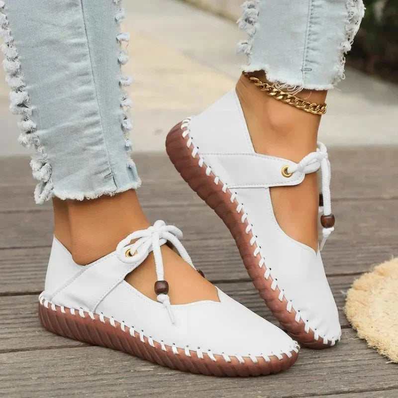 Elisa Casual Lace-Up Shoes  Liora Lane Boutique  White / 12.5 39.99